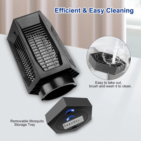 Lampă UV pentru insecte pentru exterior și interior, 4200V 18W [6]
