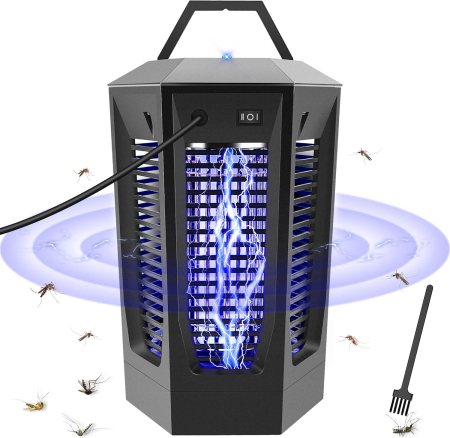 Insecticide & capcane - Lampă UV pentru insecte pentru exterior și interior, 4200V 18W