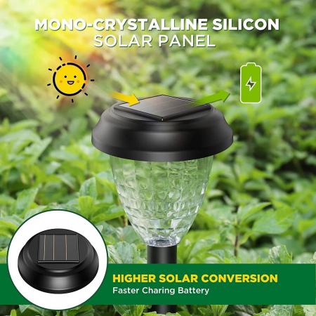 Lampi solare LED super luminoase, timp de iluminare de până la 14 ore, set 6 bucati [3]