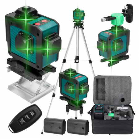 LASER NIVEL 360GR CU 16 LINII SI TREPIED- colt spart-utilizabil [3]