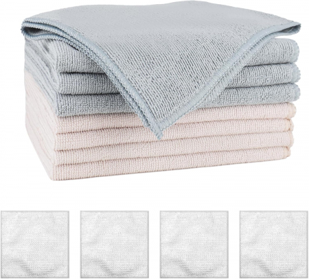 Bureti si lavete - Lavete de lustruit din microfibră de sticlă 30 x 40 cm, set 12 bucati