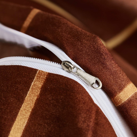 Lenjerie de pat forme geometrice, husa pilota 220x240 cm cu 2 fete perini 80x80 cm [6]