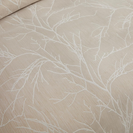 Lenjerie de pat Bej, husa pilota 200x220 cm, 2 fete perini 80x80 cm [2]