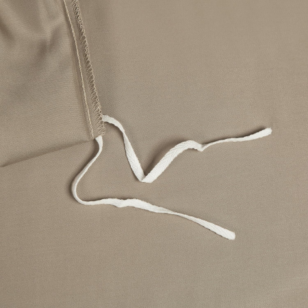 Lenjerie de pat din bambus, poliester, simplă, netedă, mătăsoasă, kaki, pilota 220x240 cm cu 2 fete perini 65x65 cm [5]