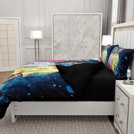 Lenjerie de pat Fotbalisti, husa pilota 200x200 cm, 2 fete perini 80x80 cm [3]