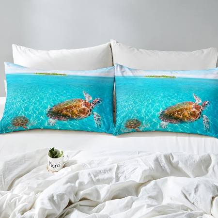 Lenjerie de pat din 4 piese cu model, 1 cearceaf 135x200x35 cm, 1 cearceaf 224x225 cm, 2 fete perini 50x75 [2]