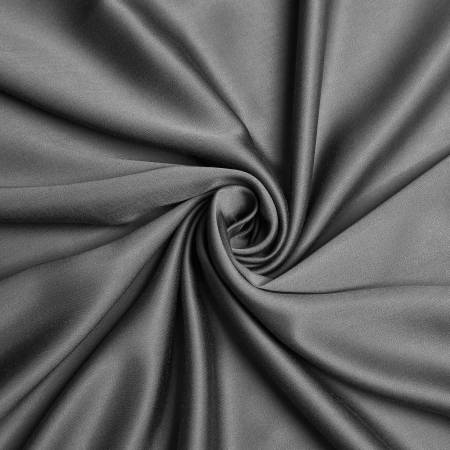 Lenjerie de pat din bambus, poliester, simplă, netedă, mătăsoasă, gri, pilota 260x240 cm cu 2 fete perini 65x65 cm [5]