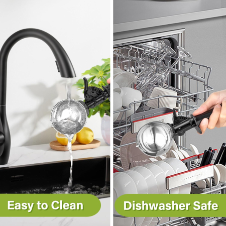 Lingură dozatoare de bile de inghețata din Oțel Inoxidabil – 60 mm, 55 ml [6]