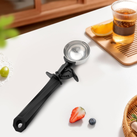Lingură dozatoare de bile de inghețata din Oțel Inoxidabil – 60 mm, 55 ml [7]
