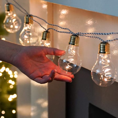 Lumini festive de interior, LED, cu baterii SET 10BUC [1]
