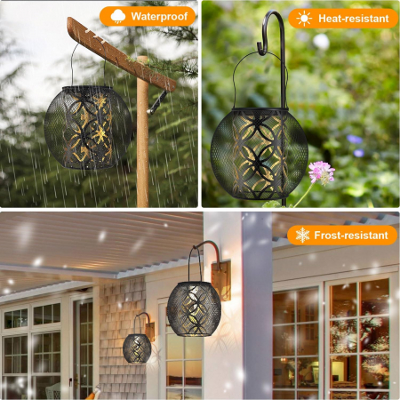 Felinar solar cu proiectie, impermeabil IP65 [4]