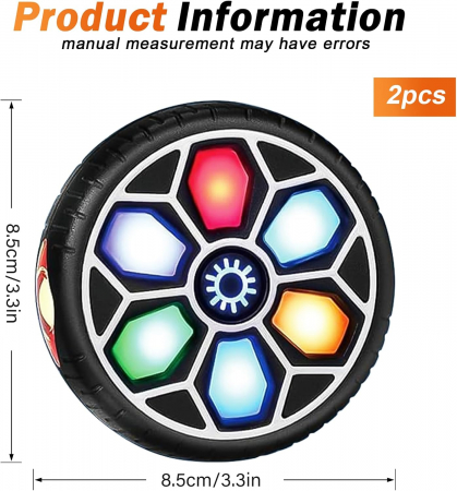 Luminite avertizare prezenta bicicleta , carucior, pana, set 2 bucati [5]