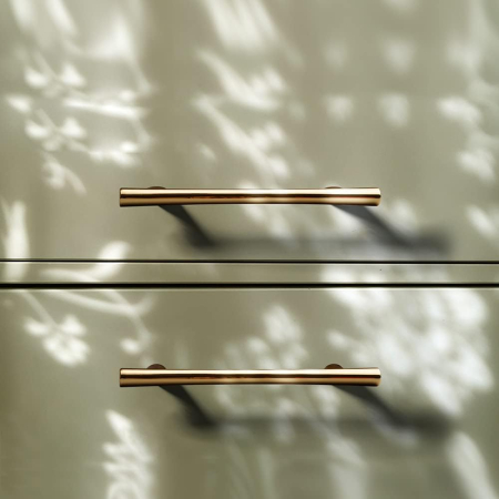 Manere din otel auriu, 135 cm, 96 cm intre gauri,set 5 bucati [1]