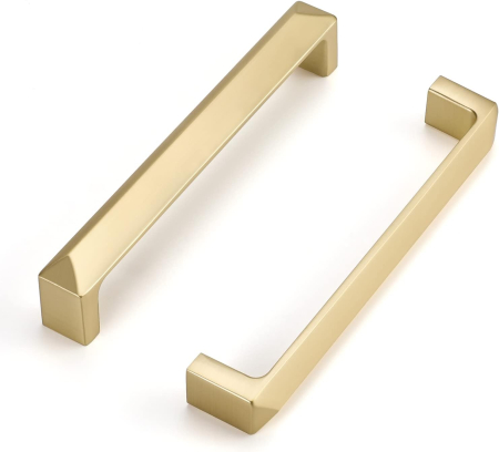 accesorii scaune, mese - Manere aurii pentru dulapuri- 170 mm, 160mm intre gauri set 4 buc