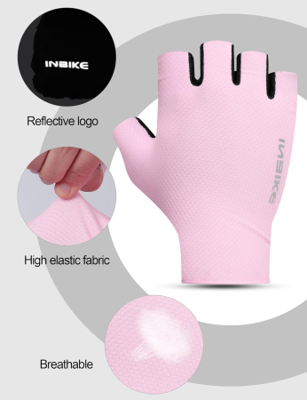 Manusi roz pentru femei, ideale ciclism, respirabile, antiderapante XL [1]