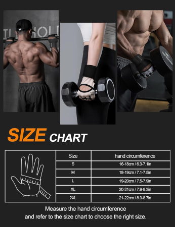 Manusi negre pentru fitness cu protectii incheieturi, respirabile, antiderapante L [5]
