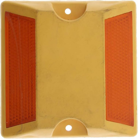 Marcatoare de parcare, galbene, 100x100x20mm, din plastic, reflectorizante set 20 bucati, [1]