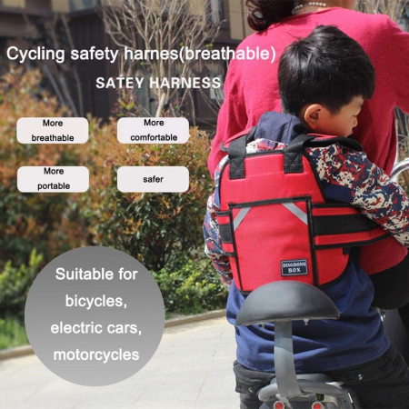 Ham de siguranță pentru copii pentru motocicleta, moped, bicicleta [1]