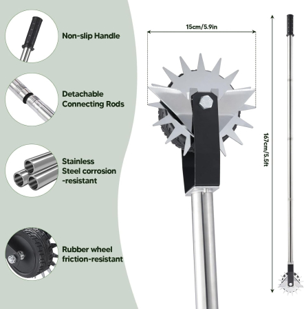 Dispozitiv curatat rosturile de buruieni [8]