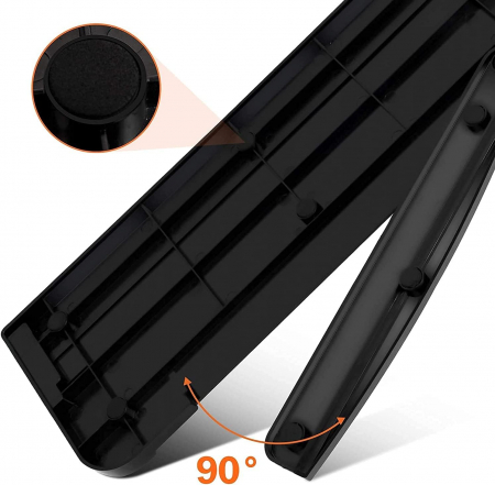 Masina taiat hartie, Trimmer, lama ascunsa si design anti-alunecare, cu rigla pliabila, 38*15*3.5cm, Plastic, Negru [4]