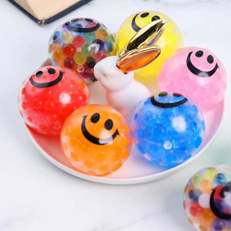 Mingi antistres din cauciu, multicolore set 16 bucati de 4 cm [3]