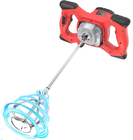 Amestecatoare electrice - Mixer Electric Mortar și Vopsea, 2100W, 6 Viteze, Paletă Dublă