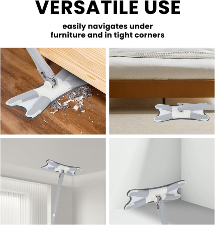 Mop de podea din microfibră cu lavetă reutilizabilă [6]