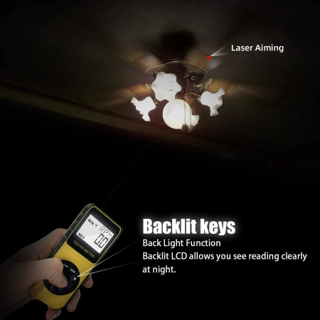 Tahometru laser foto fără contact 7.0-99.999 RPM, tester RPM pentru mașină (AIOMEST AI-9235C) [5]