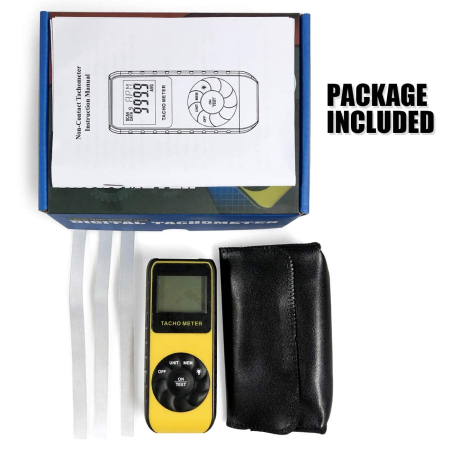 Tahometru laser foto fără contact 7.0-99.999 RPM, tester RPM pentru mașină (AIOMEST AI-9235C) [6]