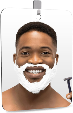 OGLINZI DE PERETE - Oglinda de dus fara rama,fara aburire, fara gaurire 26x25 cm