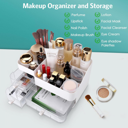 Organizator cosmetice, bijuterii, accesorii, cu sertare [1]