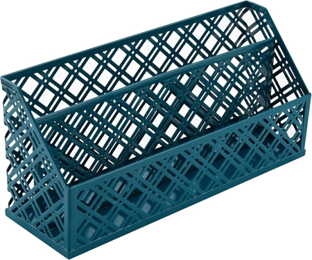 Organizator de birou din metal cu plasa, 4 piese [6]