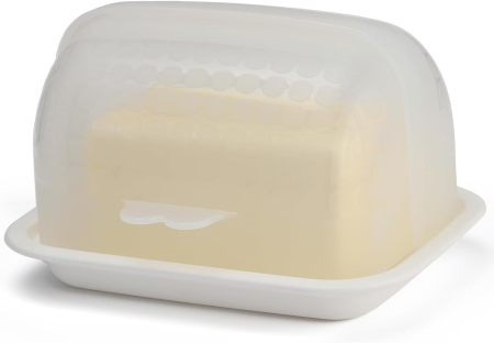 Cutie extra mare cu capac rabatabil pentru unt sau branza [4]