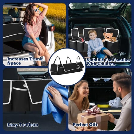 Organizator portbagaj auto cu 4 compartimente [5]