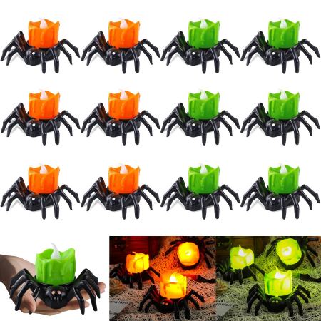 instalatii lumini - Paianjeni luminosi 12 buc/set