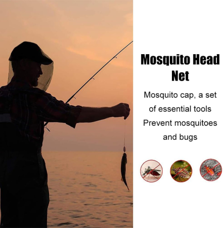 Plasa pentru cap de protectie contra insectelor, set 2 bucati [6]