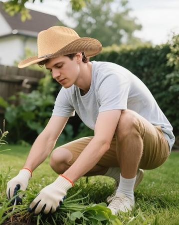 Palarie solara de paie pentru barbati, Crem 2XL 61-65 cm [4]