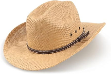 PALARII - Palarie solara de paie pentru barbati, Crem 2XL 61-65 cm