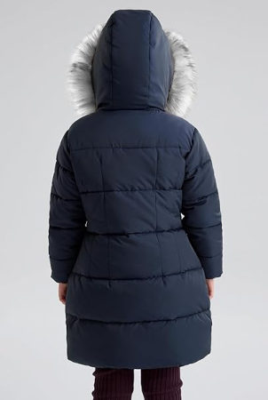 Geaca iarna pentru fetite, imblanita, albastru 6 ani [2]