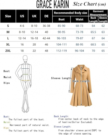 Palton elegant pentru femei, gros, casual, verde 2XL [3]