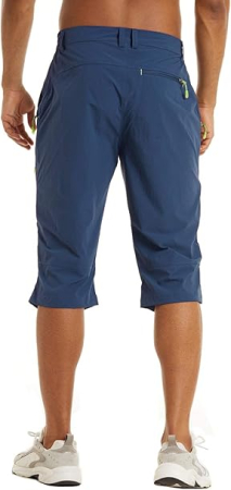 Pantaloni 3/4 albastri sport pentru barbatii, usori, respirabili, 32 [2]