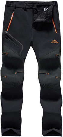 PANTALONI BARBATI - Pantaloni barbati, softshell, impermeabili, rezistenți la vânt, funcționali, camping, drumeții 38