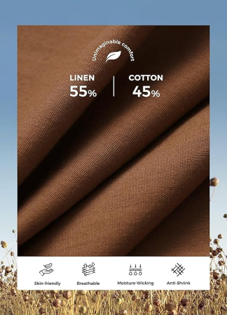 Pantaloni casual lejeri pentru femei, cu buzunare si snur in talie, Maro S [3]