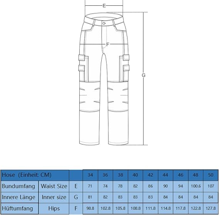 Pantaloni albi de munca pentru femei cu mai multe buzunare marimea 42 [4]
