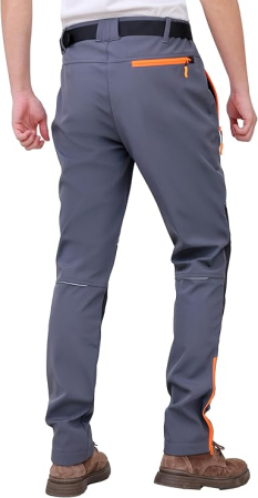 Pantaloni de munca pentru bărbați cu mai multe buzunare gri 2XL [1]