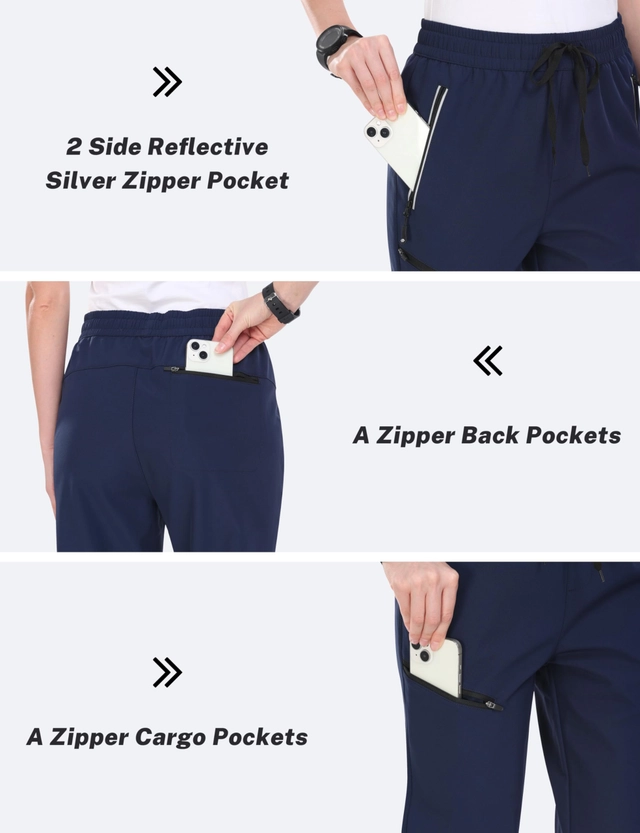 Pantaloni ski femei, softshell, impermeabili, captusiti flee, camping, drumeții 2XL albastri [2]