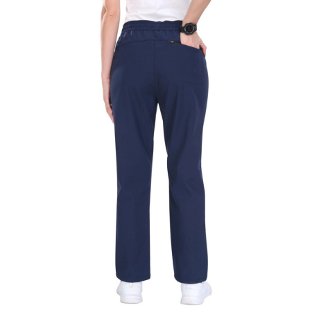 Pantaloni ski femei MOFIZ impermeabili, captusiti fleece, albastri, XL [1]