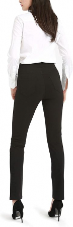 Pantaloni negri, drepti, eleganti, pentru femei cu 2 buzunare, XXL [2]