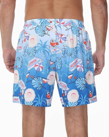 Pantaloni scurti de inot pentru barbatii, cu uscare rapida 2XL [2]