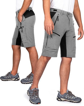 Pantaloni scurti de vară pentru bărbați, gri S [6]